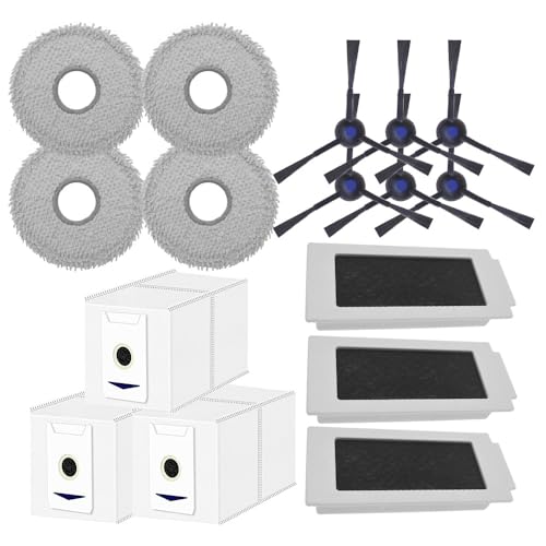 Neutop 交換用 エコバックス 消耗品 30 OMNI アクセサリ deebot t30 omni ロボット 掃除機 消耗品 T30 Omni / T30 PRO OMNI 用 アクセサリーキット 床用ロボット掃除機 ゴミパック フィルター ブラシ モップ 消耗品セット 16点入り